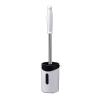 TOMYEUS Toilet Brush Household No Dead Corner-Free Punch-Free Wall-Mounted Toilet Silicone Brush Wall-Mounted Long-Handle Toilet Brush (Color : White) view 1