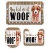 3 Pieces You Had Me at Woof Cocker Spaniel Bathroom Rug Set, Dogs Baby Dogs Soft Foam Non Slip Bath Mats Sets Toilet Contour Mat Lid Cover for Bathtub Shower and Bathroom Decor 18x30 Inch view 1