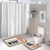 3 Pieces You Had Me at Woof Cocker Spaniel Bathroom Rug Set, Dogs Baby Dogs Soft Foam Non Slip Bath Mats Sets Toilet Contour Mat Lid Cover for Bathtub Shower and Bathroom Decor 18x30 Inch view 4