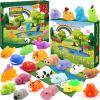 SURCVIO Christmas Advent Calendar 2025 for Kids, 24 Days of Mochi Squishy Assorted Animal Toys Countdown Calendar, Xmas Stocking Stuffers Gifts for Boys Girls Christmas Party Favor view 1