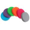 Tofficu Silicone Soda can Lids 6-Pack Reusable Beverage can Covers for Standard 12Oz Cans Spill-Proof Sealed Bottle Caps with Straw Hole for Outdoor Picnic and Beach view 1