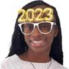 Eye-Catching 2023 Gold Balloon Number Glasses - 4.4" x 5.8" (1 Pc.) - Fun & Durable Quality - Perfect for New Year's Eve & Other Special Occasions view 3