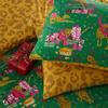 furn. Purrfect Christmas Double Duvet Cover Set, Cotton, Polyester, Pink/Lilac view 2