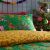 furn. Purrfect Christmas Double Duvet Cover Set, Cotton, Polyester, Pink/Lilac view 3