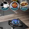 2Pcs Gas Cooker Rack Wok Rings, Stove Rack Holder Universal Cooker Stand Rack Gas Stove Rack Stove Support Rack Cooker Support Holder Cast Iron Wok view 2