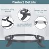 2Pcs Gas Cooker Rack Wok Rings, Stove Rack Holder Universal Cooker Stand Rack Gas Stove Rack Stove Support Rack Cooker Support Holder Cast Iron Wok view 3