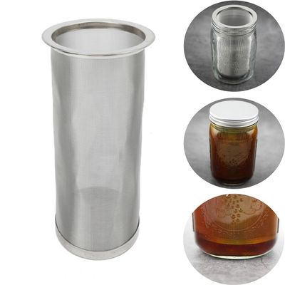 Coffee Filter, Stainless Steel Filter Infuser for Wide Mouth Mason Canning Jar and Iced Tea Maker Ultra Fine Mesh Tea and Fruit infuser, Iced Coffee Maker, Iced Tea Maker(8x21cm/3.