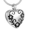 SHEIL Funeral Casket with Flower Engravable Memorial Ash Keepsake Pendant Waterproof Cremation Urn Pendant Pet Urn Dog Cats Urn view 1