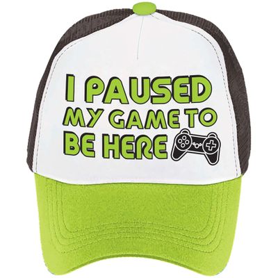Level Up Deluxe Wearable Hat - 4.25" x 7.25" (Pack of 1) - Stylish Green & Black Fabric Material - Perfect for Gamers & Trendsetters Alike