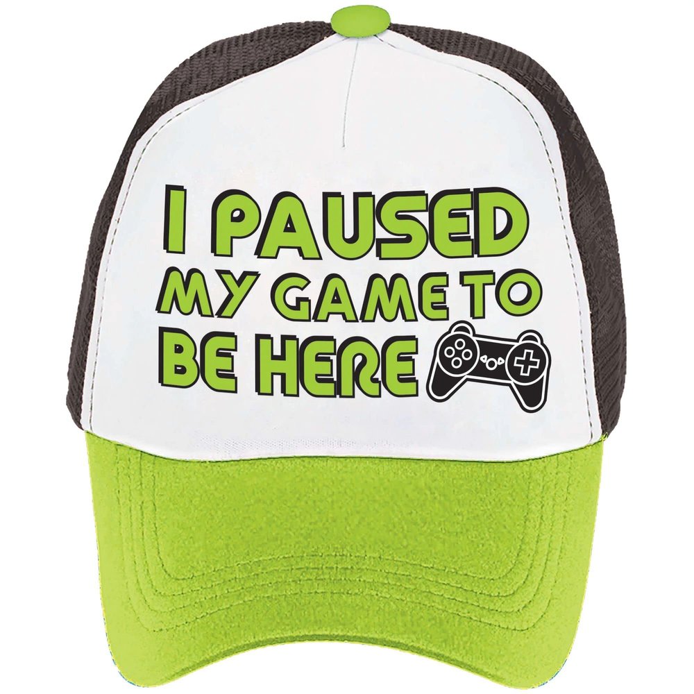 Level Up Deluxe Wearable Hat - 4.25" x 7.25" (Pack of 1) - Stylish Green & Black Fabric Material - Perfect for Gamers & Trendsetters Alike
