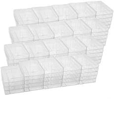 200 Pack Audio Cassette Tape case Clear/Clear Audio Cassette Tape Storage