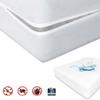 6PK Mattress Protector Zippered Waterproof Queen Size Breathable White Bed Cover view 3