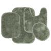 Garland Rug Finest Luxury Deep Fern Green 4-Piece Rug Set Ultra Plush Washable Bath Rug Set - Soft, Absorbent, and Stylish for Your Bathroom view 1