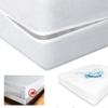 Zippered Mattress Protector Waterproof Encasement Queen Size Bed Cover Washable view 4