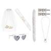 White Bride Kit - 1 Set | Elegant Design, Perfect Wedding Essential For Every Bride-to-Be, Events, Special Occasions, & Celebrations view 1