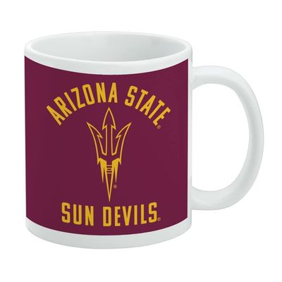 Arizona State University Sun Devils Ceramic Coffee Mug, Novelty Gift Mugs for Coffee, Tea and Hot Drinks, 11oz, White