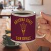 Arizona State University Sun Devils Ceramic Coffee Mug, Novelty Gift Mugs for Coffee, Tea and Hot Drinks, 11oz, White view 4