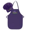 Made in the USA Personalized Embroidered Premium Child Apron and Chef Hat for Kids Girls Boys Fun in the Kitchen Gift view 1