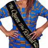 The Queen Has Retired Sash Gold Foil Retirement Sash for Women. Great for Retirement Party and Events view 1