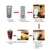 Cold Brew Coffee Filter, 304 Stainless Steel Filter Coffee Tea Infuser Coffee Strainer Mason Canning Jar Mesh Coffee Filter(8x21cm/3.1x8.2in) view 2