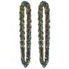 Beistle Mardi Gras Twist Beads  24 Pack Swirl Bead Necklaces in Green, Gold and Purple for New Orleans Celebrations, Parade Toss, Parties, Photo Booth Props and Festive Costumes, 33" view 1
