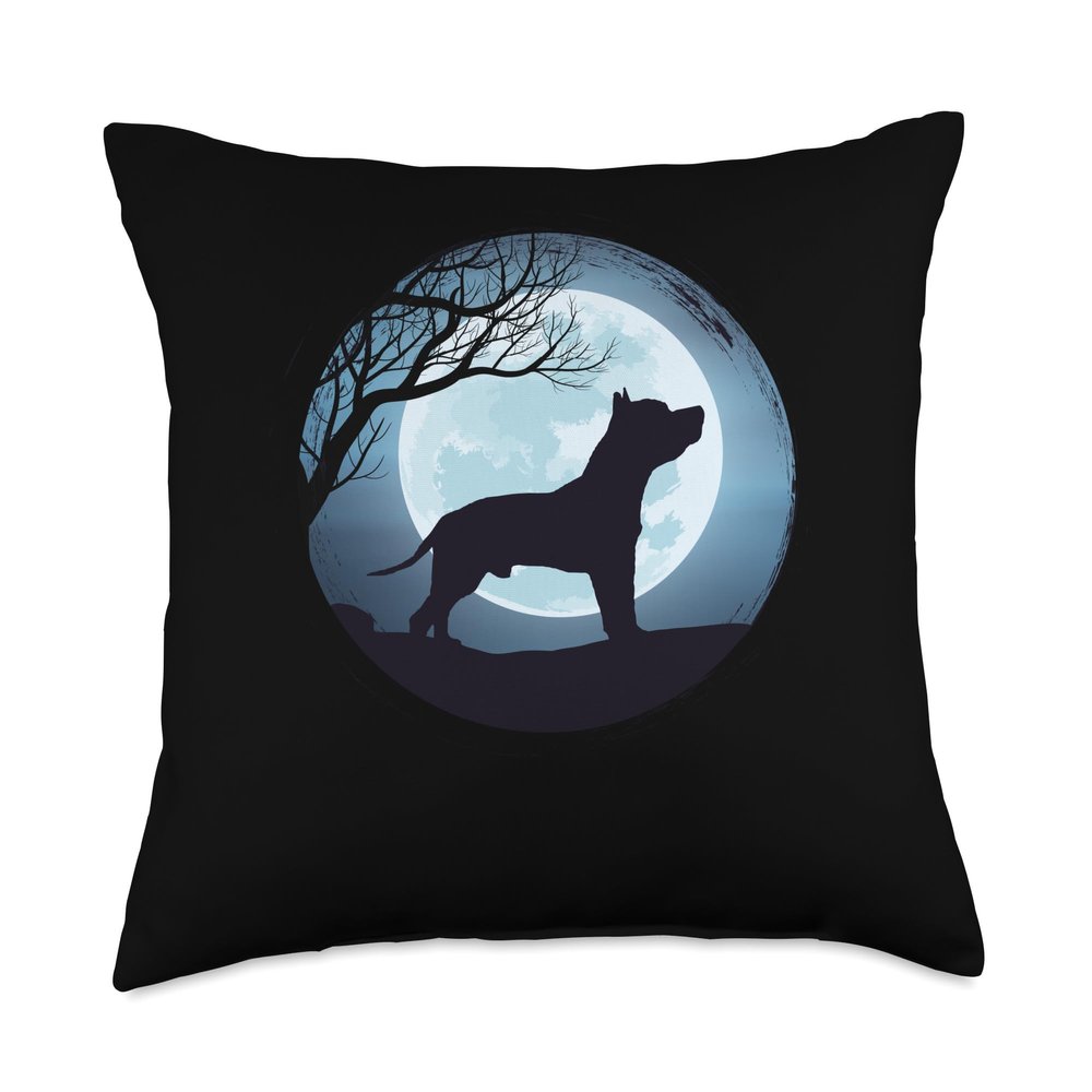 American Staffordshire Terrier Bull Stafford Throw Pillow