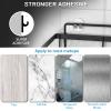 Moforoco 2 Pack Shower Caddy Adhesive for Replacement, No Drilling Strong Transparent Adhesive for Shower Caddy, Soap Holder, Bathroom Storage Shelves and Kitchen Racks view 3