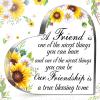 Spiareal Friends Gifts for Women Friendship Graduation Plaque Best Flower Sister Birthday Bestie Thank You Gift for Teacher Mom Female Acrylic Friendship(Sunflower) view 1