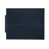 Silicone Square Dish Drying Mat Drain Pad Water Filter Table Placemat Heat Resistant Cushion Pad Dinnerware Folding Table Mat (L, Black) view 1