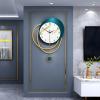 TOMYEUS Wall Clocks Clock Wall Clock Living Room Simple Modern Home Decoration Creative Wall Clock Wall Clock Dcor (Size : Large [45 * 63cm]) view 3