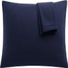 SAHARBEDDINGS Toddler Travel Pillowcase 12x16 500 Thread Count Pack of 2 Toddler Baby Pillowcases Cover with Envelope 100% Egyptian Cotton (Toddler Travel 12x16 Envelope Closer, Navy Blue) view 1