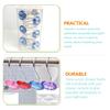 12pcs Water Acrylic Shower Curtain Hooks Bathroom Decor Lightweight Easy to Install for Drapes and Shower Curtains view 3