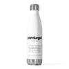 20oz Insulated Bottle Hilarious Paralegal Meaning Description Legal Assistant Fan Humorous Lawyer 20oz view 1