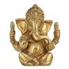 Brass Lord Ganesha Ganpati Religious Statue Idol Ganesh Murti Home Decor for Puja Size - Height 4.5 Inches. by Indian Collectible view 2