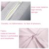 Bed Wedge Pillow Larger Bed Gap Filler for Bed headboard Pillow Gap Filler Mattress Bridge Gap Bed Seam Filler Bed Gap Filler Bolster Pillow (Color : Purple, Size : 75X10X22cm) view 2