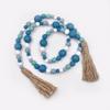 PRETYZOOM Wooden Beads String Beads Pendant Coastal Tassel Garlands Home Decor Wall Hanging view 3