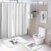 3-Pack Bath Mat Set, I Love My Dogs at All Times Coton De Tular Absorbent Memory Foam Soft Shower Bath Rugs Contour Mat and Lid Cover,Non Slip Velvet Bathrug,Shower Toilet Bathmats Carpet 20x30 Inch view 4