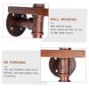 Zerodeko Toilet Paper Wall Shelf Decorative Wood Storage Multi-Functional Tissue Hanger for Bathroom and Home Use Easy to Install and Versatile Bathroom Decor view 2