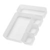FAVOMOTO 5pcs Transparent Drawer Organizer Versatile Storage Boxes for Home Office and Bathroom Plastic Drawer Dividers for Cosmetics Tools and Daily Essentials view 1