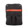 Beach Chair Armrest Bag, Beach Chair Camping Chairs Side Storage Bags, Including 1 Large Pocket And 3 Small Pockets, Recliner Wheelchair Armrest Accessories(Black) view 1