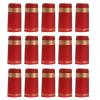 100pcs PVC Wine Shrink Wrap Heat Shrink Capsules Wine Heat Cap Packaging Wrap for Home (Red) view 1