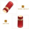 100pcs PVC Wine Shrink Wrap Heat Shrink Capsules Wine Heat Cap Packaging Wrap for Home (Red) view 3