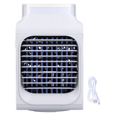 350ml Mini Desktop a ir Conditioner Portable self a ir Cooler USB Charging 90 Degree Shaking heads Spray Cooling Night Light , Portable a ir Conditioner Fan , Portable a ir Conditioner Fan , 350ml Mi