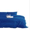 100% Egyptian Cotton 5 PC Duvet/Comforter Cover Set - 1 PC Zipper Duvet/Blanket Cover and 4 PC Pillowcases Soft, Cool, 600 Thread Count & Lightweight - Royal Blue Solid,King Size. view 2