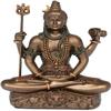 Shiv Ji Murti Cold Brass Bronze for Home Decor & Puja Room - Mahadev - Car Dashboard Statue - Tridev - Baba Bholenath - Shiv Shanker Gift by Indian Collectible view 1