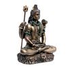Shiv Ji Murti Cold Brass Bronze for Home Decor & Puja Room - Mahadev - Car Dashboard Statue - Tridev - Baba Bholenath - Shiv Shanker Gift by Indian Collectible view 3