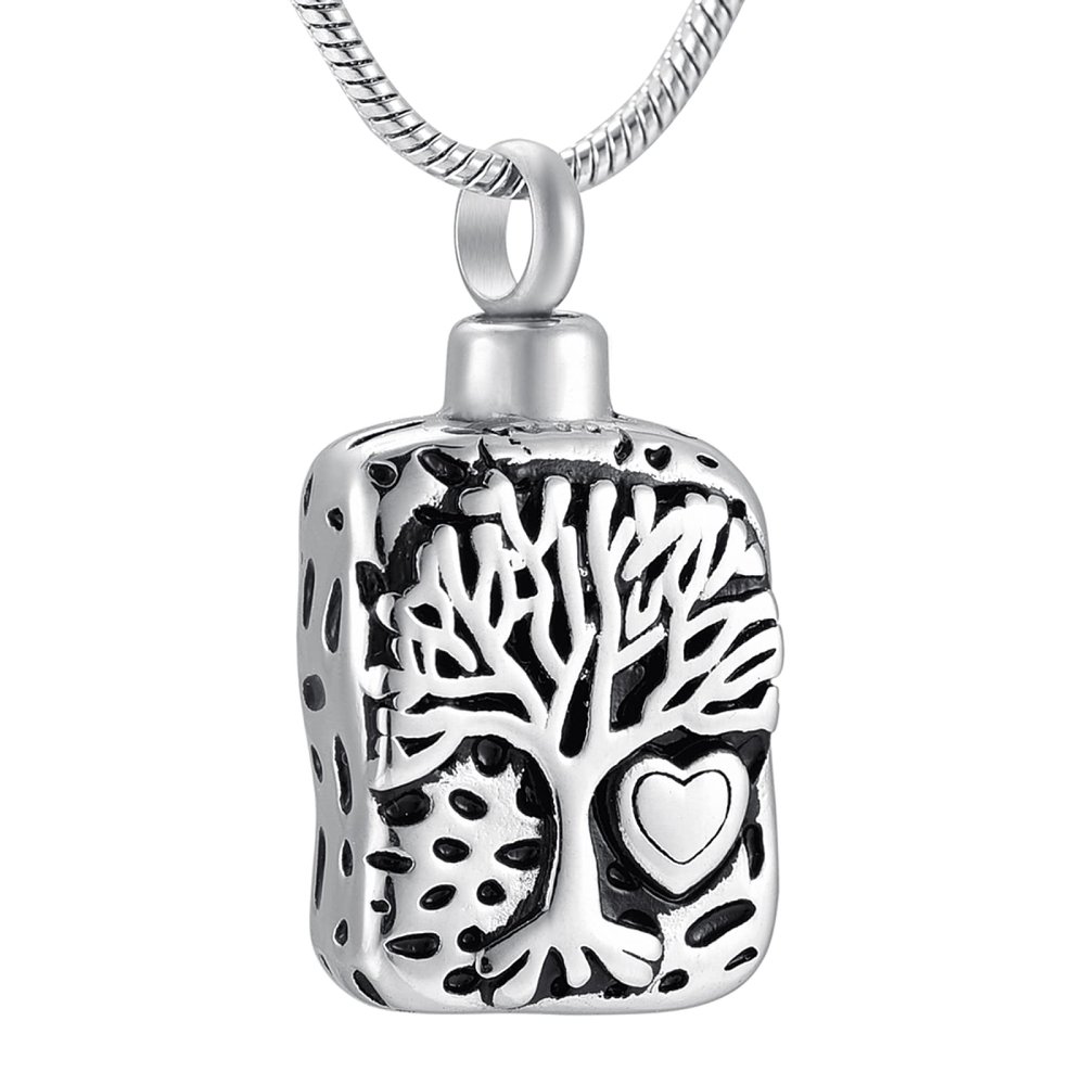 SHEIL Cremation Urn Pendant Ashes Urn Pets Urn Dog/Cat Ashes Urn Memorial Ash Keepsake Funeral Casket Jewelry