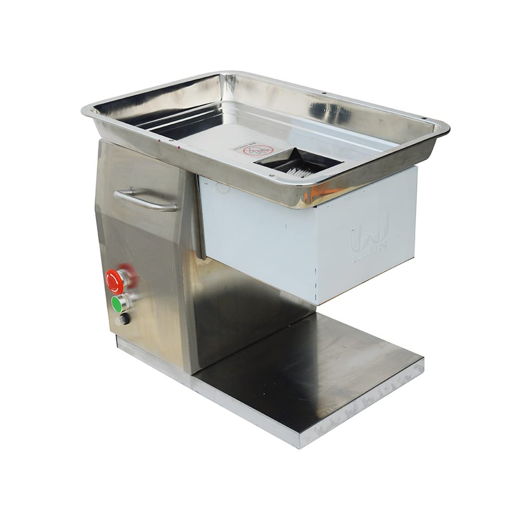 LGXEnzhuo 15mm Meat Cutting Machine Stainless Steel QX Commercial Meat Slicer Food Slicer Meat Cutter 110V 250kg/h 550W