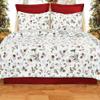 BLACK FOREST DECOR Pinecone Holiday Quilt Bed Set - Full/Queen view 1