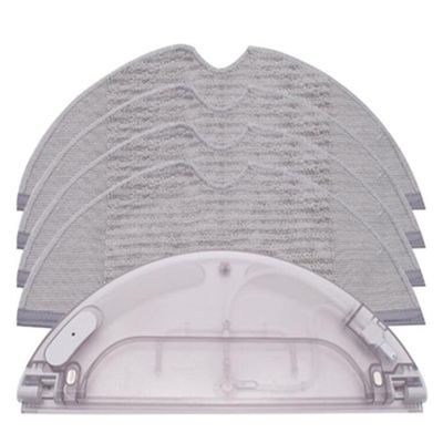 CRNVR Hepa Filter Main Side Brush Mop Cloth Compatible with Xiaomi Mijia 1C / STYTJ01ZHM Dreame F9 Robotic Vacuum Cleaner Accessories (Color : Grey)